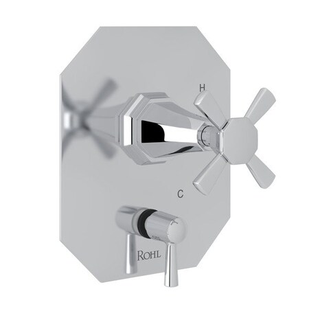 Rohl Deco 1/2 Pressure Balance Trim With Diverter U.5108NX-APC